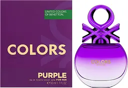 Оригінал Benetton Colors Purple 80 мл Туалетна вода - мініатюра 2