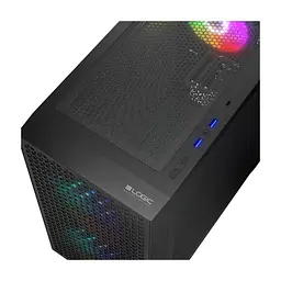 Корпус для ПК Logic concept DART PRO MINI ARGB BLACK (AM-DART-PRO-ARGB-10) - мініатюра 4