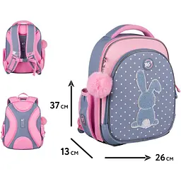 Рюкзак шкільний напівкаркасний Yes S-109 Lovely Bunny (559876) - мініатюра 8