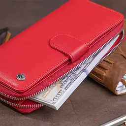 Жіночий шкіряний гаманець ST Leather 19х9,5х2,5 см acs0016017 - мініатюра 8