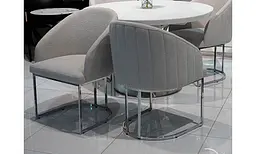Стілець Prestol Ешлі 500x500x850 мм світло-сірий - мініатюра 7