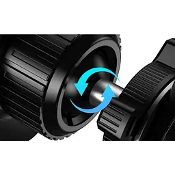 Автотримач XO C123 Air outlet square magnetic bracket Чорний - мініатюра 4