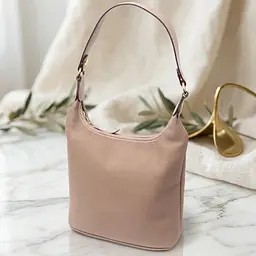 Жіноча сумка на плече з натуральної шкіри Vintage 22629 бежева