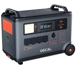 Портативна зарядна станція Oscal PowerMax 6000 LiFePO4, 3600 Вт/ч 6000 Вт (PowerMax 6000) - мініатюра 2