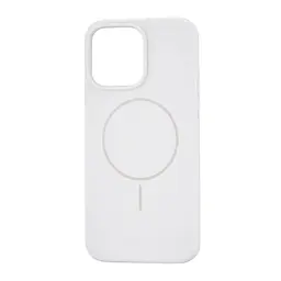 Чохол Silicone Case Full Cover with MagSafe iPhone 15 Pro Max White