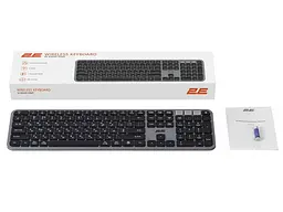 Клавіатура 2E KS240 WL BT Gray (-KS240WG) - мініатюра 9