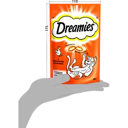 Ласощі для котів Dreamies з куркою 60 г - мініатюра 8