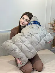 Подушка тісто з поліефірного волокна Hotel pillow 19535 50х70 см сіра - мініатюра 9