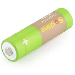Акумулятор AA Soshine 1.5V 2200 mAh 3300 mWh / Батарейка акумуляторна (18875) - мініатюра 2