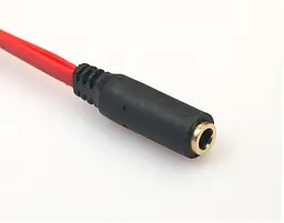 Перехідник аудіо Jack 3.5mm M 4pin -> 2 Jack 3.5mm F (Audio+MIC) - мініатюра 3