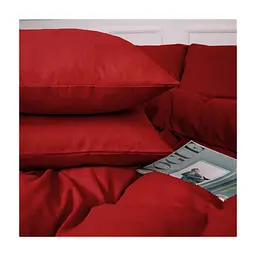 Постільна білизна MirSon 009 Red Фланель 2 x 160 x 220 Сімейний Євро (2200009651670) - мініатюра 5