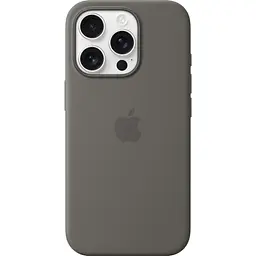 Чохол Silicone Case with MagSafe для Apple iPhone 16 Pro Stone Gray AAA [119567] - мініатюра 3