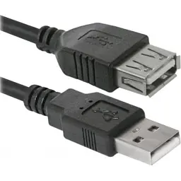 Дата кабель USB 2.0 AM/AF 3m Defender (87453) - мініатюра 2