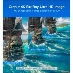 Кабель мультимедійний HDMI M to HDMI M 10.0m HD104 black Ugreen (10110) - мініатюра 4