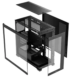 Корпус Ocypus Gamma C72 ARGB Black (GAMMA-C72-BKD400XX-GL) - мініатюра 4