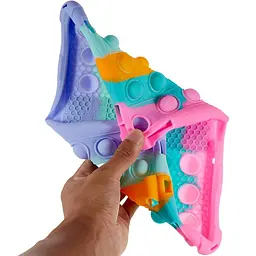 Чохол SoftGel Kids дитячий pop-it Samsung Galaxy Tab A9 SM X110 X115 X116 Фіолетовий - мініатюра 3