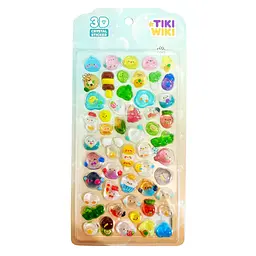 Набір 3D-наліпок "Тікі чарівність" Tiki Wiki 25ESE009-05 серії Crystal