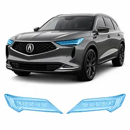 Антигравійна захисна бронеплівка за лекалами для Acura MDX YD4 2022 - оптика (фари та ПТФ)
