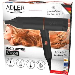 Фен Adler AD 2278 Black [130094] - мініатюра 10