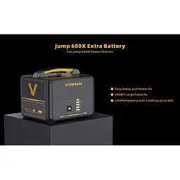 Батарея до зарядної станція Vtoman серії Jump 600X PB-23 640 Вт/г - мініатюра 5