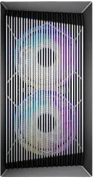 Корпус 1stPlayer BS-2-BK-3F1 RGB Black - мініатюра 2