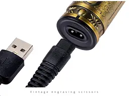Професійна машинка для стрижки, окантовочна машинка VGR V-085 (Бронза) - мініатюра 10