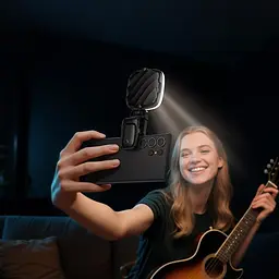 Накамерне світло Hoco K29 Wonder Beauty Selfie Light Black (655897) [158618] - мініатюра 9