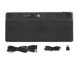 Клавіатура A4Tech FBK26C AS Fstyler, Black, Bluetooth / 2.4 GHz / USB, мембранні кнопки, 12 гарячих клавіш FN, радіус дії до 10 м - мініатюра 6