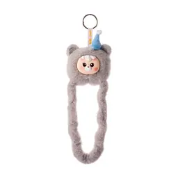 М'яка іграшка Tangle з кільцем diudiu baby Furry Bear Sesame Snow (HWTANGLE02D01-GD06)