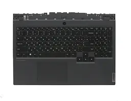 Корпус ноутбука / верхня панель з клавіатурою RGB від ноутбука Lenovo Legion 5-15ARH05 82B5, 5-15ARH05H 82B1, 5-15IMH05 82AU (5CB0Z26916) Оригінал від Lenovo, Верхня панель клавіатури