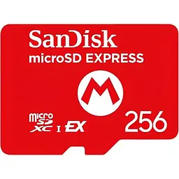Карта пам'яті SanDisk microSDXC 256GB A1 UHS-I Express для Nintendo Switch 2 (SDSQXFN-256G-GR6ZN) [163223]
