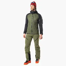 Куртка Dynafit Radical DWN Mens Hood Jacket M Чорний-Оливковий - мініатюра 8