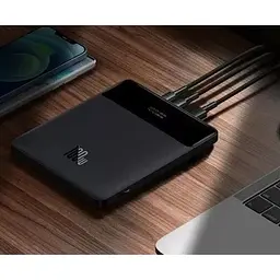 Портативна батарея Baseus Blade High Power Digital Display Quick Charge 20000 mAh 100W PPBL000201 Black - мініатюра 8