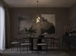 Люстра MJ-Light ELISIUM D400 4000K GD 12036 - мініатюра 3