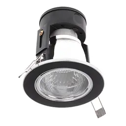 Світильник стельовий Brille врізний VDL-25/11 BLACK/CHR 166600
