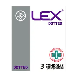Презервативи Lex Condoms Dotted 3 шт. (4820144771620)