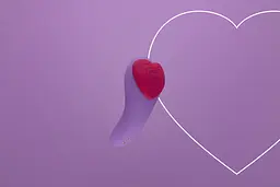 Вібратор FairyGasm HeartGem 10 см фіолетовий - мініатюра 9