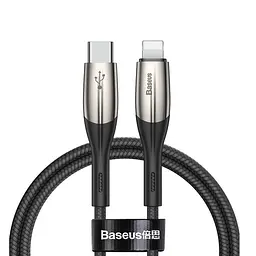 Кабель Baseus Horizontal Data Cable Type-C to iP PD 18W 1m Black