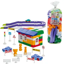 Конструктор Colorplast Лідер №6 250 деталей 1-055 - мініатюра 3