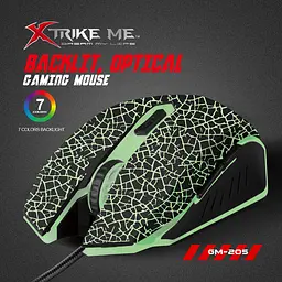 Мишка дротова XTRIKE ME Gaming Backlight GM-205 - мініатюра 4