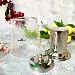 Заварювальний чайник Edenberg EB-19062 з карбованого термостійкого скла до 500° 600 мл - мініатюра 3