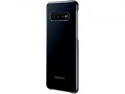 Чохол протиударний Official LED Cover EF-KG973CBEGRU для Samsung Galaxy S10 (6.1") Black - мініатюра 4