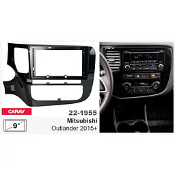 Перехідна рамка Mitsubishi Outlander Carav 22-1955 - мініатюра 5