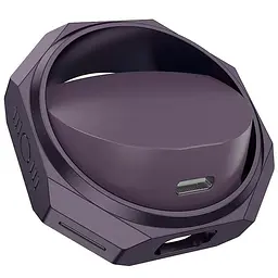 Бездротові навушники Hoco EW70 Glory true wireless BT headset, BT5.5, 35mAh, 300mAh, 6h, black-purple - мініатюра 2