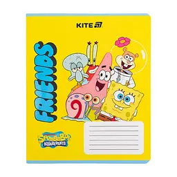 Зошит Kite SpongeBob SquarePants, 12 аркушів, клітинка (SB25-232), в асортименті - мініатюра 7