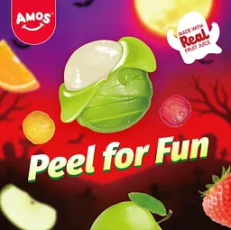 Жувальні цукерки Amos Halloween Peelerz Mummies 170г - мініатюра 4