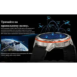 Смарт-годинник тактичний Kospet Tank T3 Ultra Special Edition Silver (KTT0003USES) - мініатюра 7