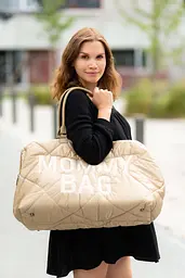 Сумка Childhome Mommy bag, дута, бежева (CWMBBPBE) - мініатюра 20