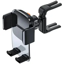 Автотримач BASEUS Easy Control Clamp Car Mount Holder (Applicable to Round Air Outlet) (SUYK000201) - мініатюра 3