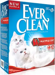 Бентонітовий наповнювач Ever Clean Multiple Cat Мультикет для туалетів кішок